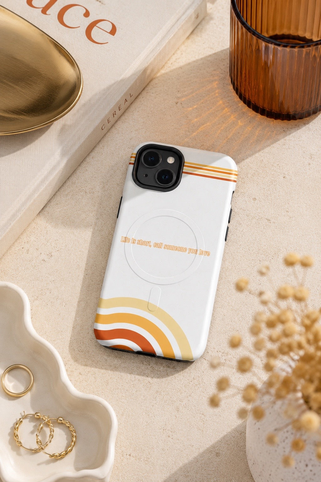 Coque iPhone MagSafe Life Is Short – Juice
