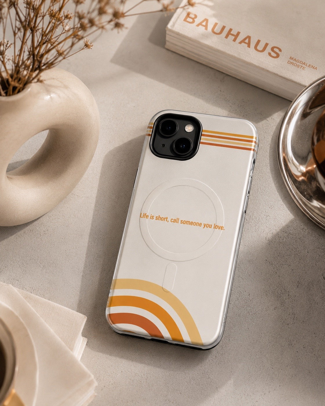 Coque iPhone MagSafe Life Is Short – Juice