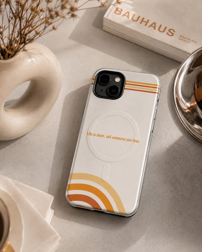 Coque iPhone MagSafe Life Is Short – Juice