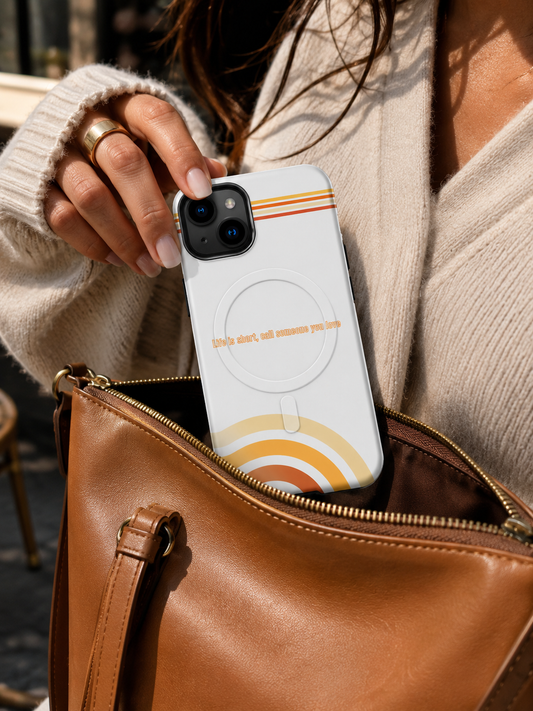 Coque iPhone MagSafe Life Is Short – Juice