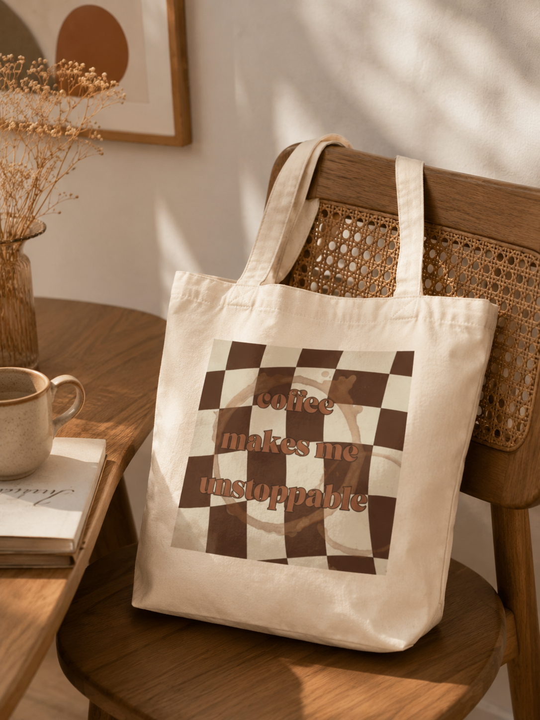 Tote Bag Coffee Makes Me Unstoppable – Moka