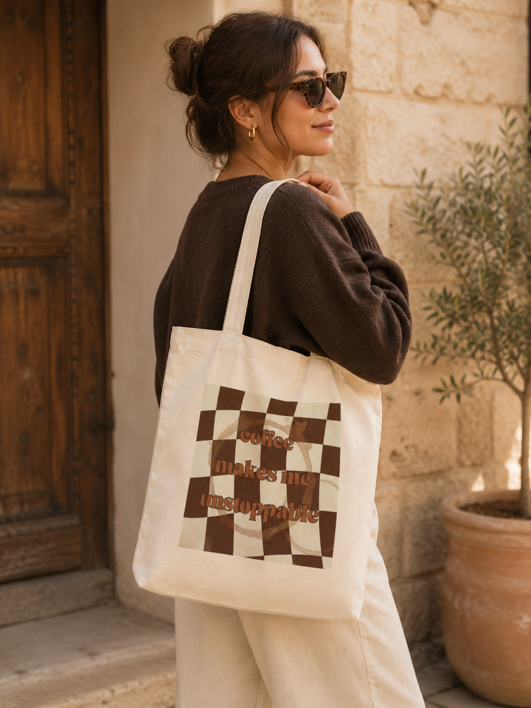 Tote Bag Coffee Makes Me Unstoppable – Moka