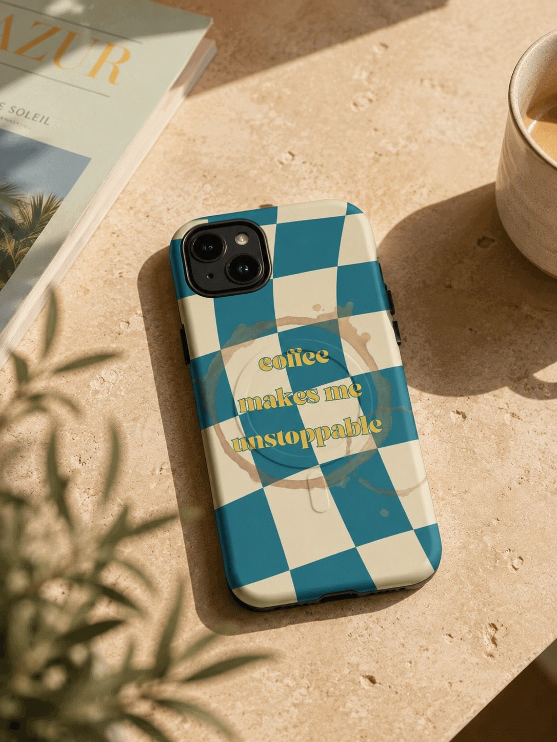 Coque MagSafe Coffee Makes Me Unstoppable – Ocean